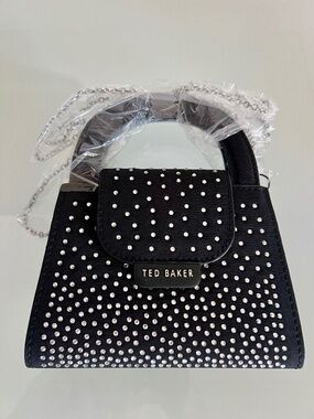 TED BAKER ALICENT Crystal Top Handle Crossbody Bag